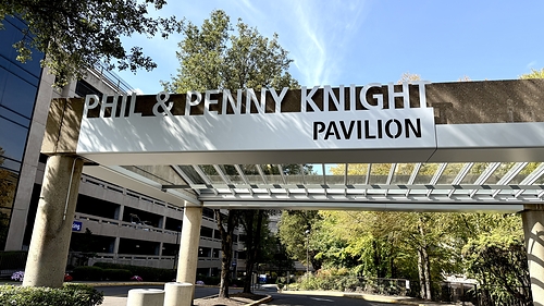 Phil and Penny Knight Pavilion on the Providence St. Vincent campus Phil and Penny Knight Pavilion on the Providence St. Vincent campus