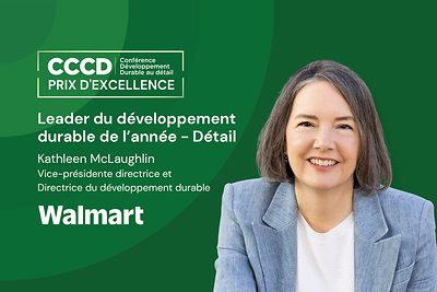 Kathleen McLaughlin, Vice-présidente directrice et Directrice du développement durable de Walmart Inc.