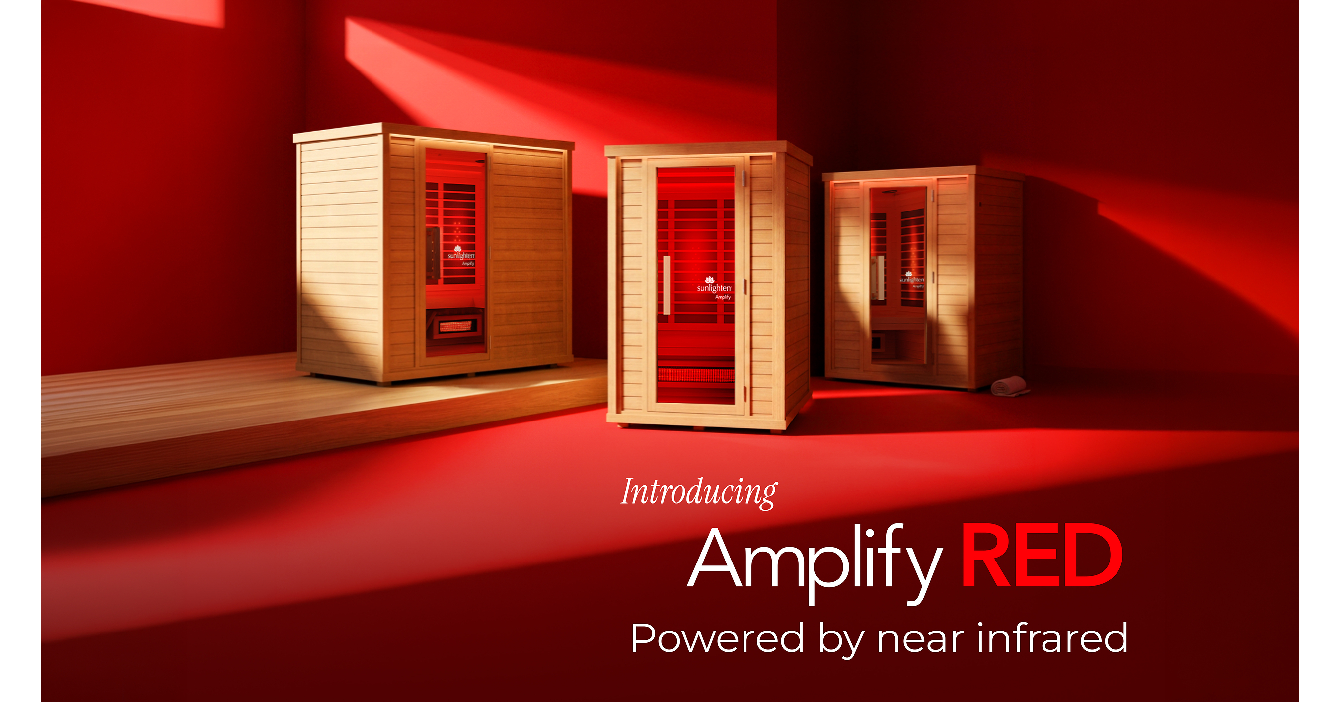 There's More to a Red Light Sauna Than Red Light: Sunlighten Introduces Amplify™ RED powered by near infrared