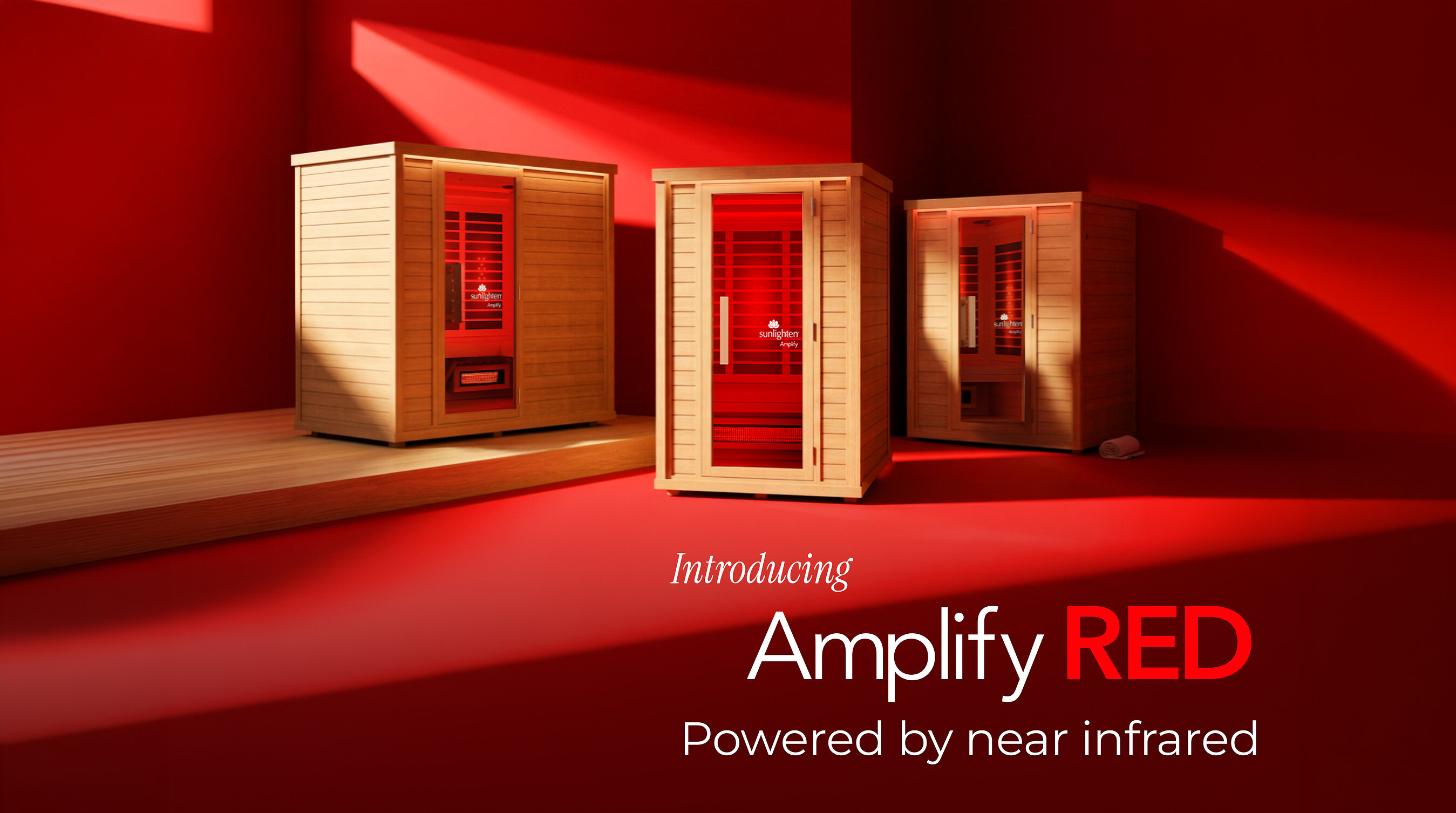There's More to a Red Light Sauna Than Red Light: Sunlighten Introduces Amplify™ RED powered by near infrared