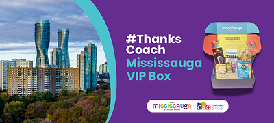 Visit Mississauga and the Coaches Association of Ontario have brought the #ThanksCoach VIP Box back for a second year to celebrate coaches and local businesses during National Coaches Week.