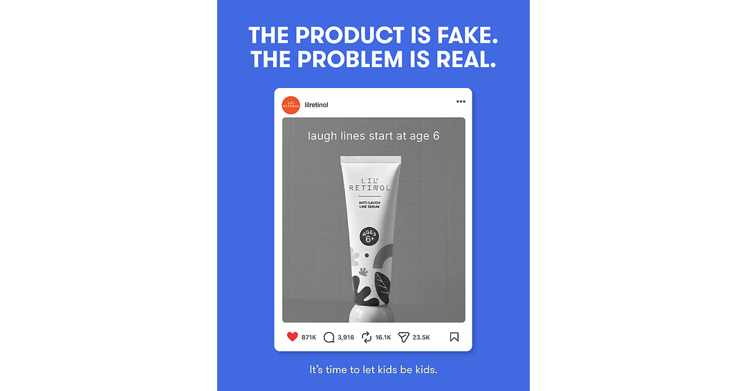 Frida Created A Fake Anti-Aging Brand For Six-Year-Olds. The Crazy Part Is That People Believed It.