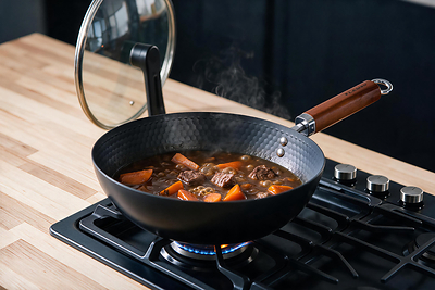 Cooking red wine beef stew safely