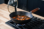 Cooking red wine beef stew safely