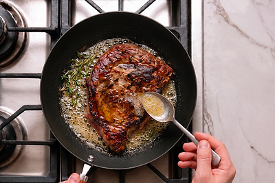 Searing steak is a breeze