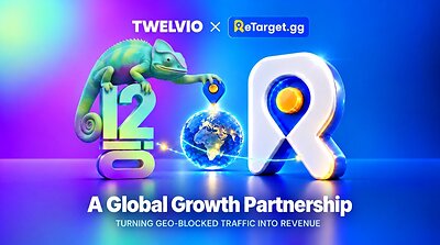 TWELVIO signs global growth agreement with Retarget.gg to scale a new marketplace for geo-blocked and non-converting traffic
