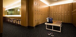 Hollman, Inc. Partners with Ecore Athletic to Deliver Performance Flooring Alongside Elite Locker Rooms