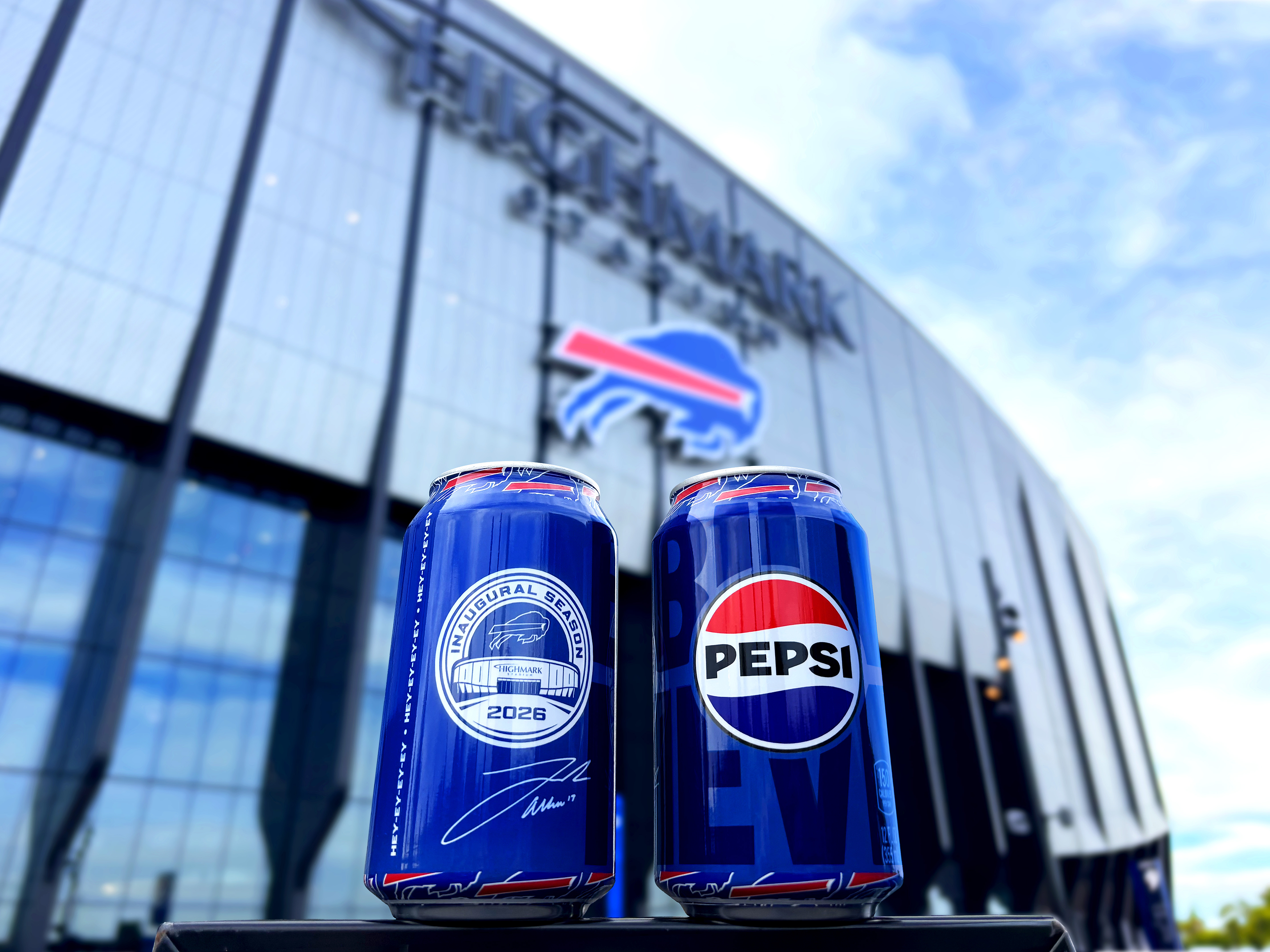 PEPSI® CELEBRATES BILLS MAFIA'S NEW TAILGATING HOME WITH PREGAME CELEBRATION AND LIMITED-EDITION COMMEMORATIVE CANS FOR HIGHMARK STADIUM SEASON OPENER