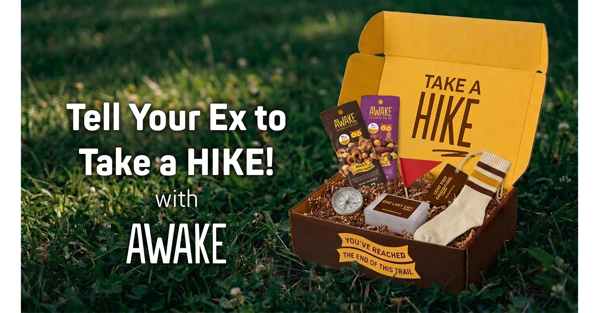 AWAKE CHOCOLATE LAUNCHES CAFFEINATED TRAIL MIX AND IS HELPING YOU DUMP YOUR SUMMER FLING WHILE YOU'RE AT IT