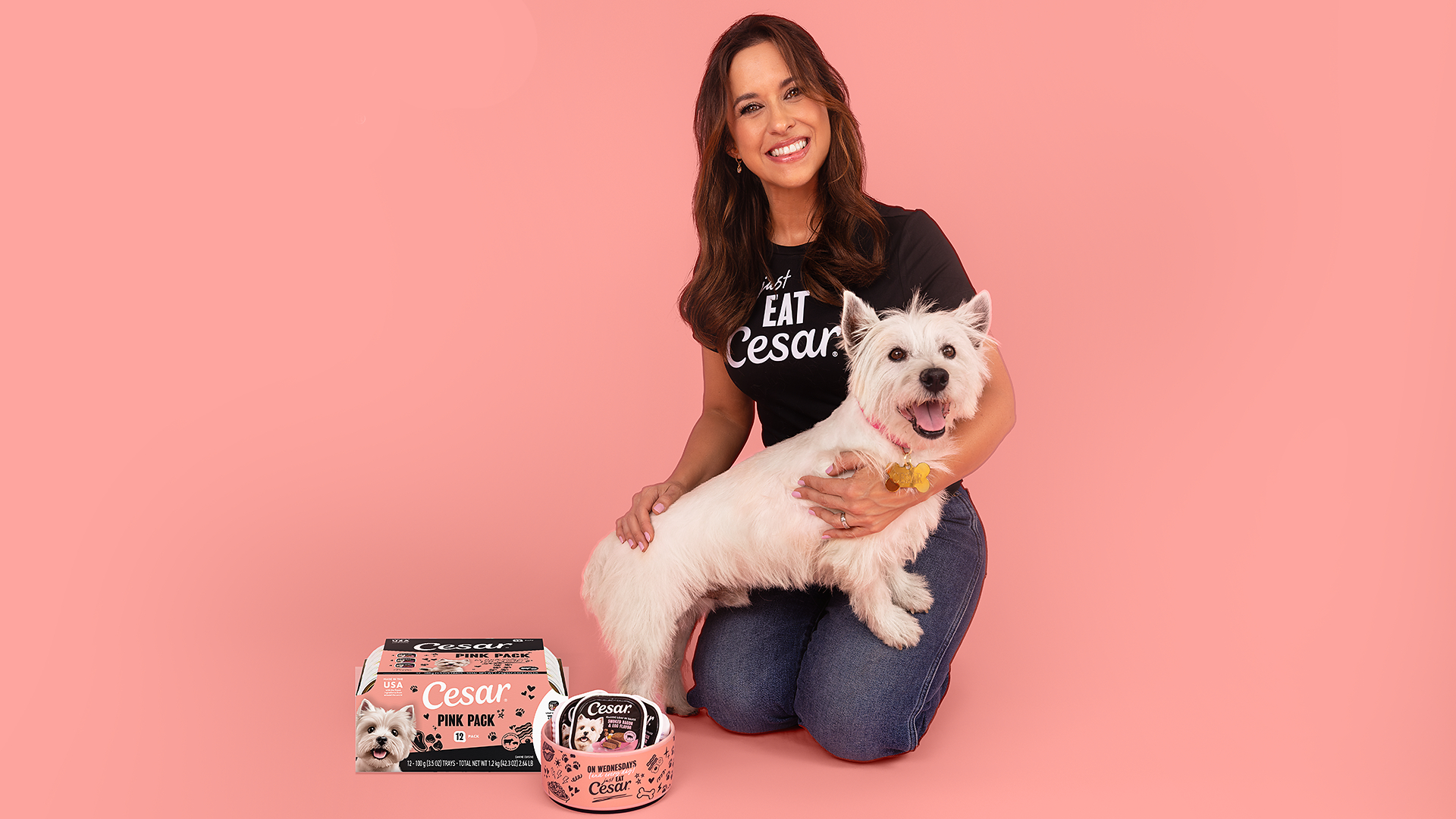 The CESAR® brand and Lacey Chabert Declare: We Should Totally "Just Eat CESAR!" with Limited-Edition Pink Pack