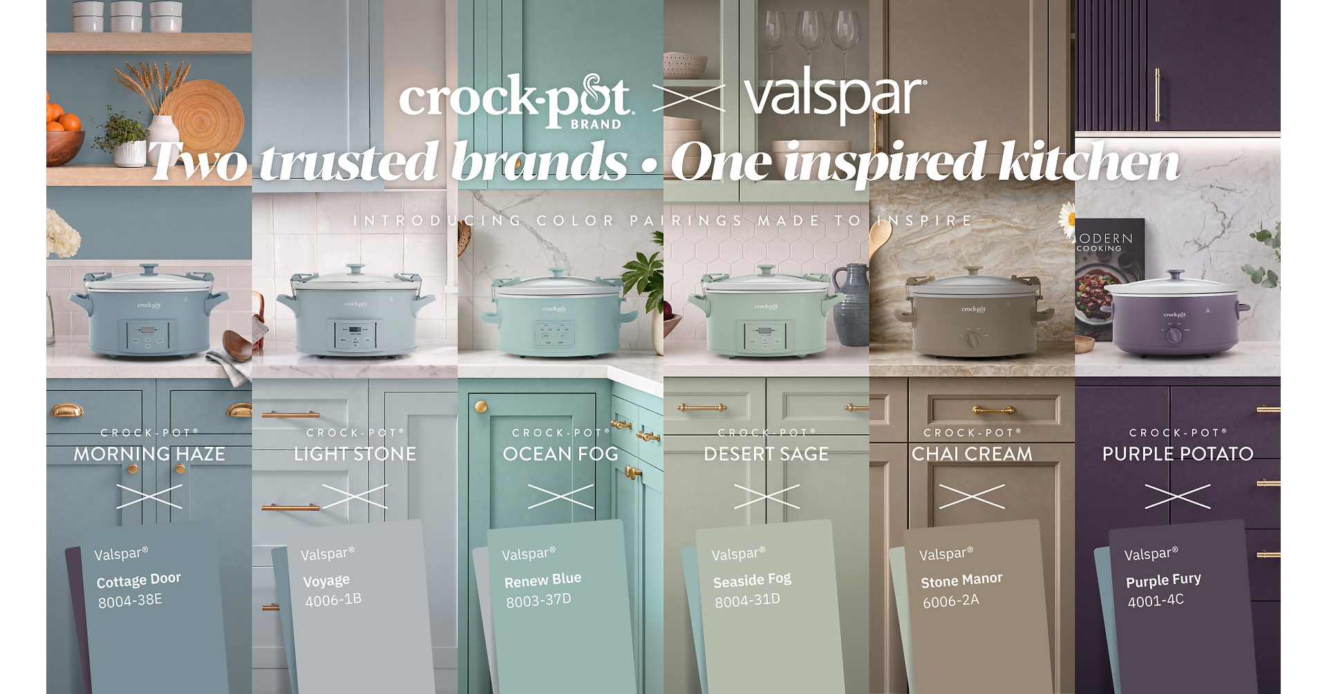 Crock-Pot® Brand and Valspar® Team Up to Bring Color to the Heart of the Home