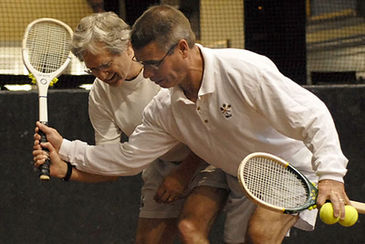 Hilton meeting & conference guests can enjoy use of the club's equipment—including the game's distinctive wooden racquets and hand-stitched balls—and participate in guided on-court match play with a focus on team-building. 