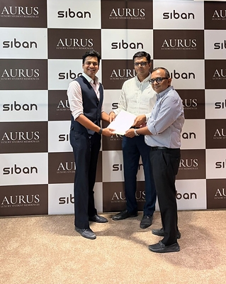 AURUS - Luxury Managed Residences Partners with SIBAN for One of India's Largest Managed Living Projects
