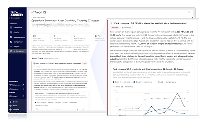 Treon IQ maintenance manager AI companion main view