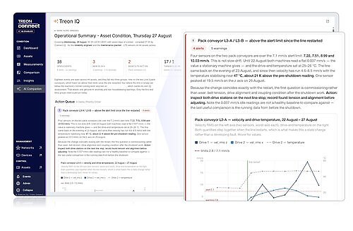 Treon IQ maintenance manager AI companion main view