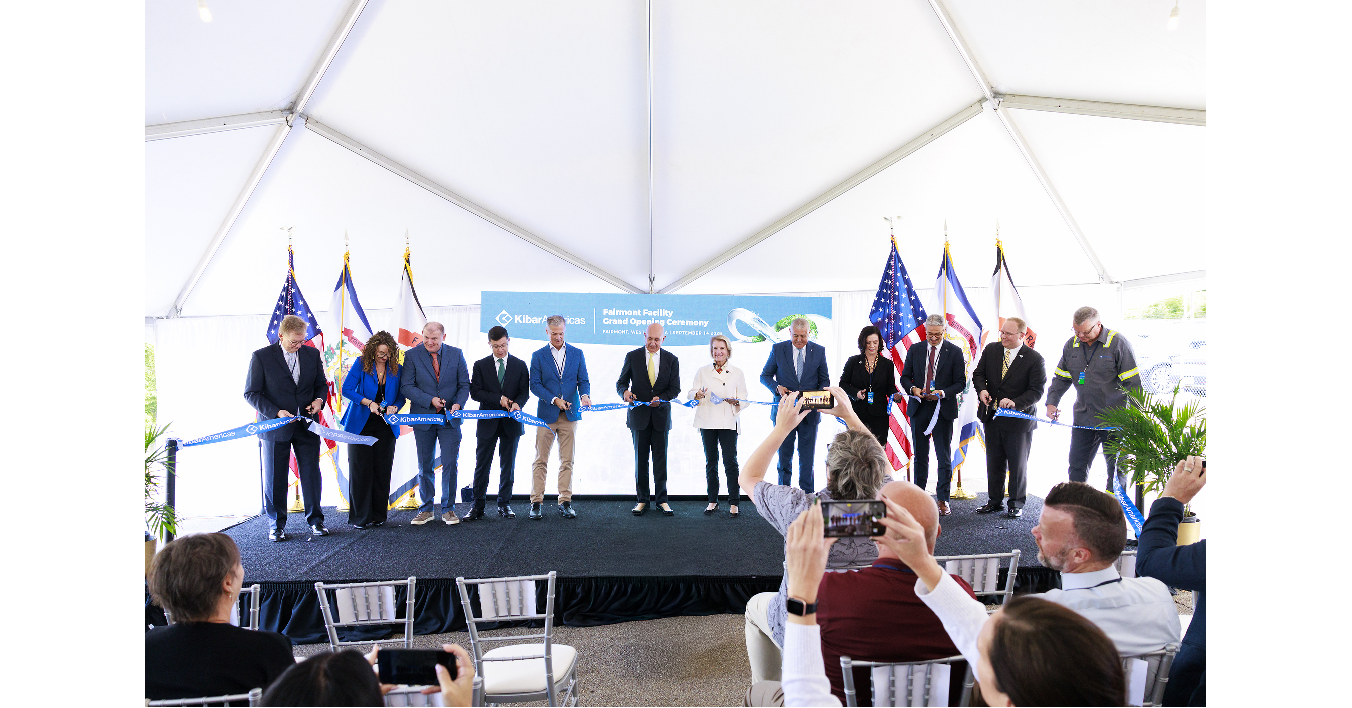 Kibar Americas célèbre l'inauguration officielle de l'usine de fabrication d'aluminium de Fairmont