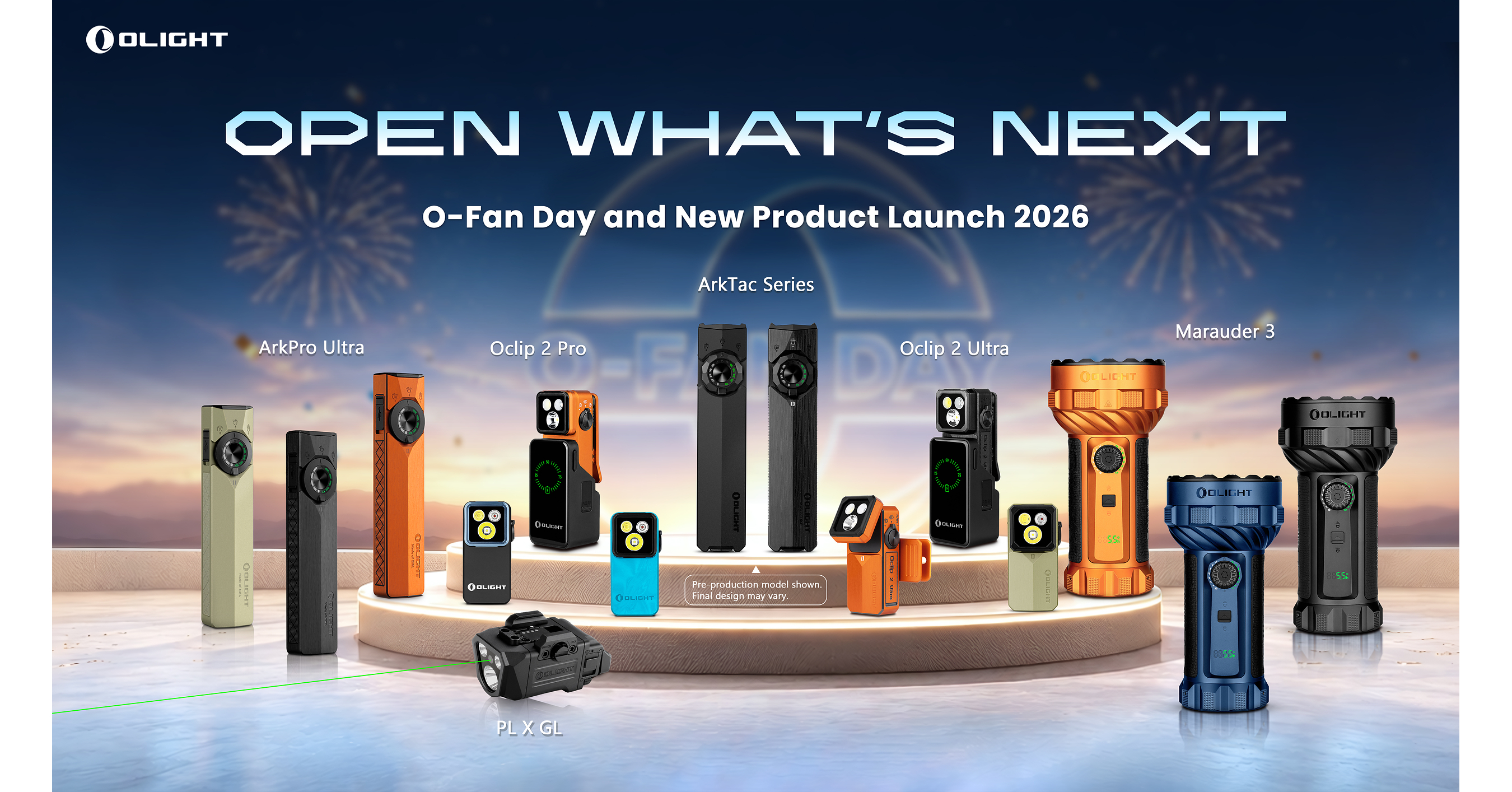 Olight Unveils ArkTac Series and New ArkPro Ultra Colorway at O-Fan Day 2026
