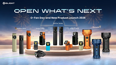 Olight presenta la serie ArkTac y la nueva combinación de colores del ArkPro Ultra en el O-Fan Day 2026