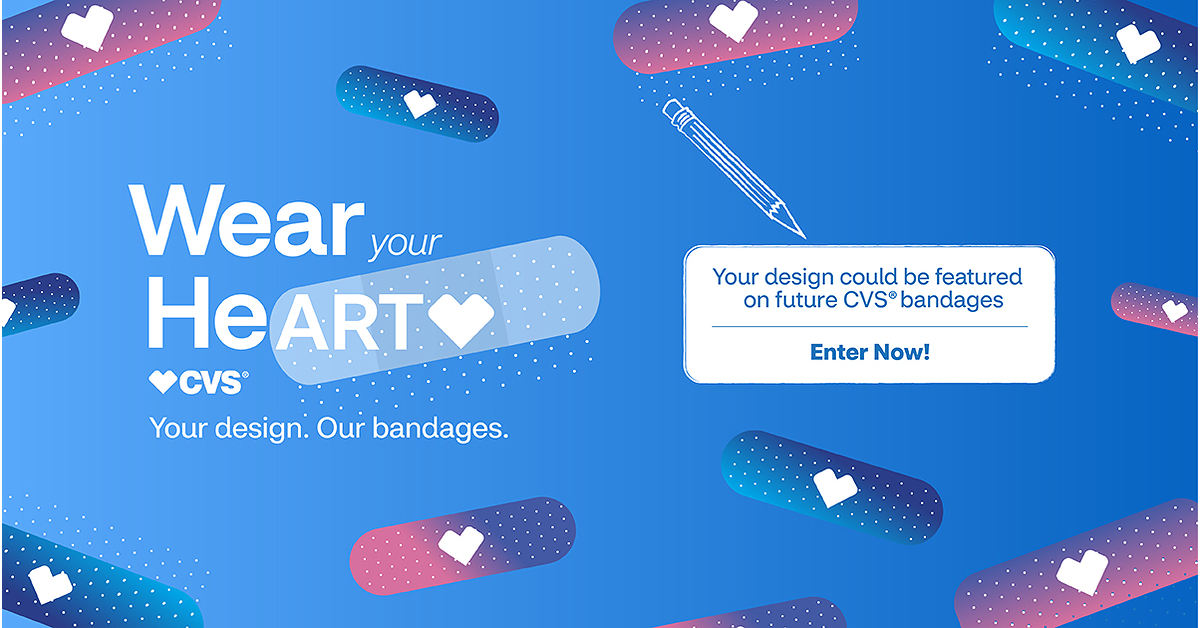CVS Health Launches National "Wear Your HeART" Bandage Art Contest