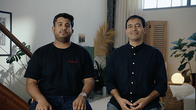 Kevin Raji Cherian, CTO, Sanjeet Hajarnis, CEO, co-founders of Decimal AI