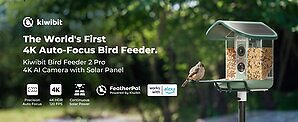Kiwibit Launches Bird Feeder 2 Pro, the World's First Smart Bird Feeder with 4K HDR and Auto-Focus