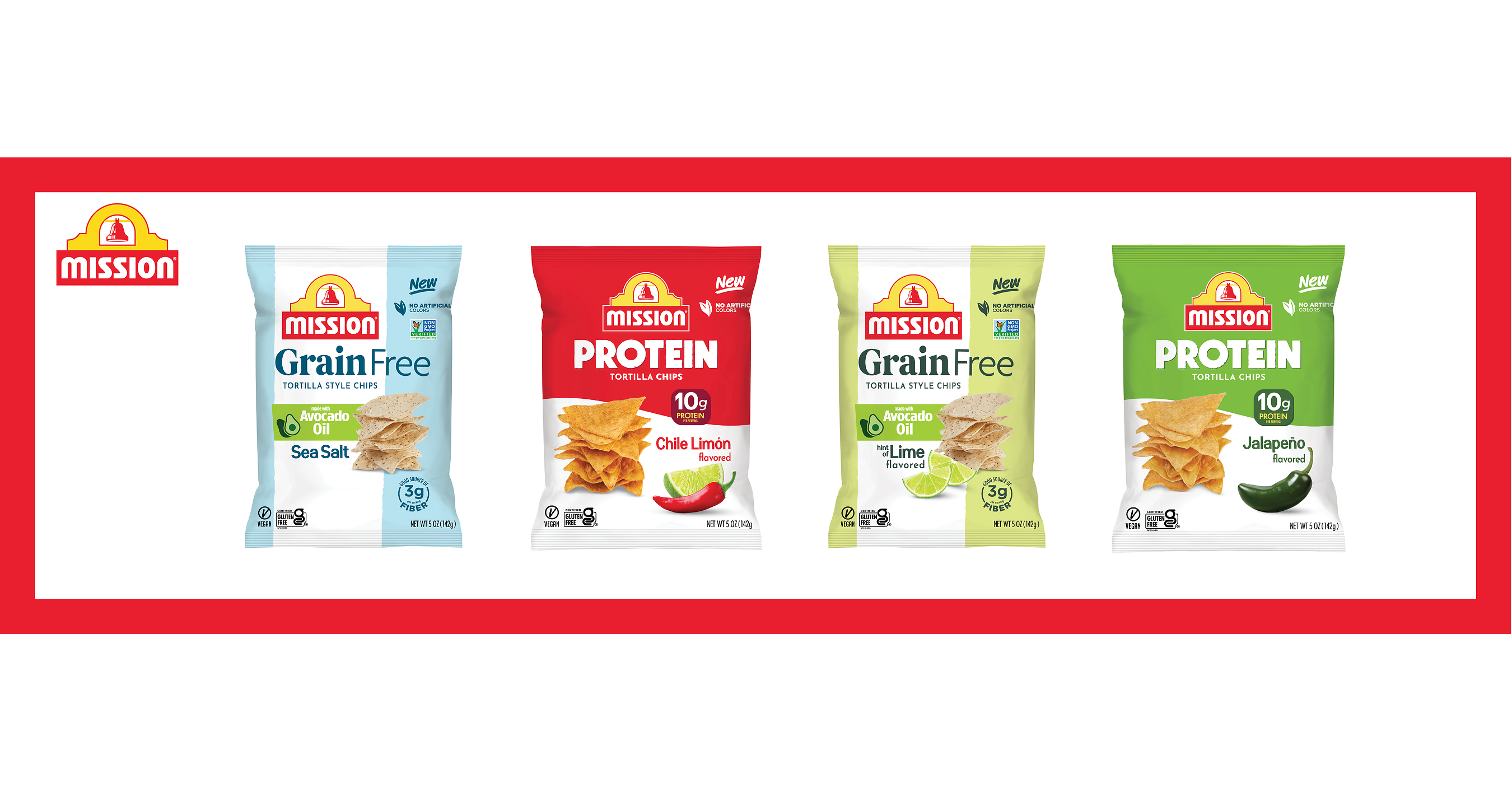 Mission Foods Introduces Protein and Grain Free Chips in Four New Varieties