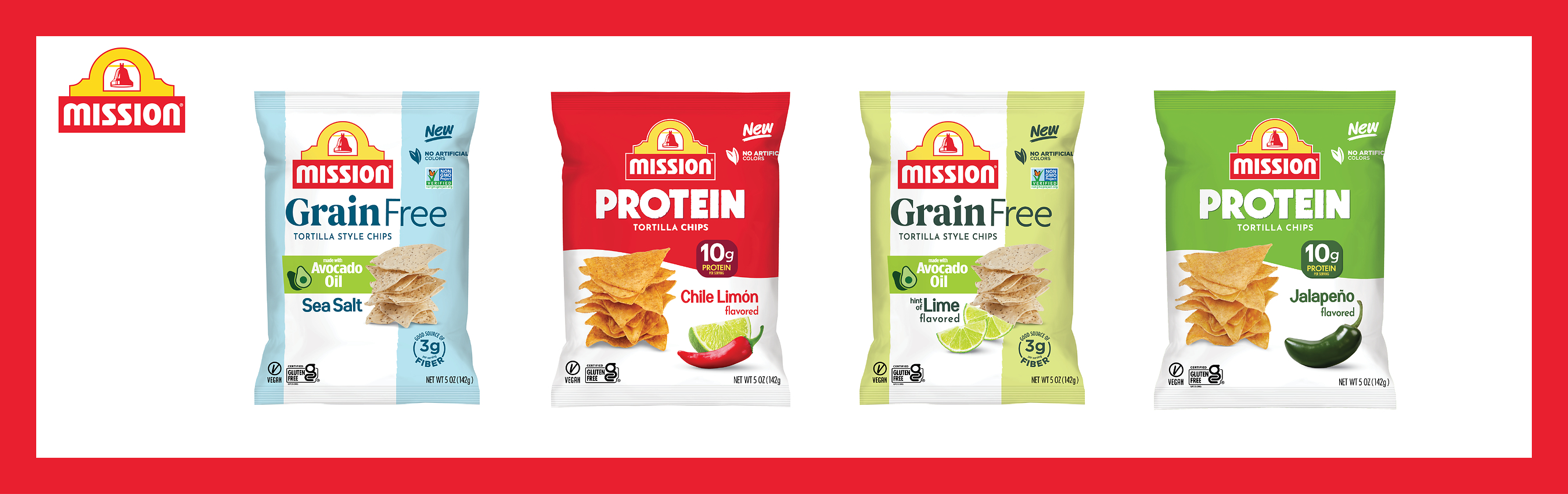 Mission Foods Introduces Protein and Grain Free Chips in Four New Varieties