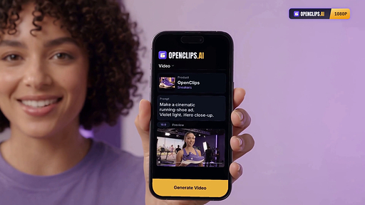 Finally: OpenClips Turns a Single Product Link Into a Production-Ready Video Ad