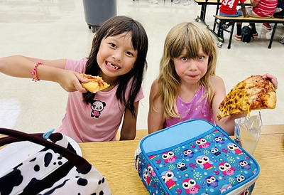 (Pictured L-R, Penelope Tran, Scarlett Workman) Boys & Girls Clubs of Frederick County serves healthy snacks and meals every day to more than 280 youth per year. Food Lion Feeds Charitable Foundation recently awarded a grant for $20,000 to Boys & Girls Clubs of Frederick County to provide access to nutritious food and help end childhood hunger.
