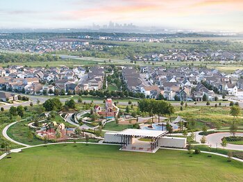 Easton Park with Skyline