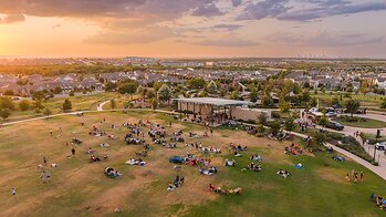Easton Park_Community Event Aerial View_Mill Photo Studio