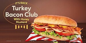 It's back! Honey Mustard returns to Tim Hortons® as the perfect pairing for the Turkey Bacon Club