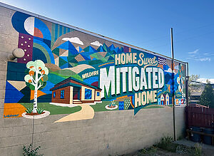 TWO NEW BOULDER COUNTY MURALS AIM TO TURN WILDFIRE AWARENESS INTO ACTION