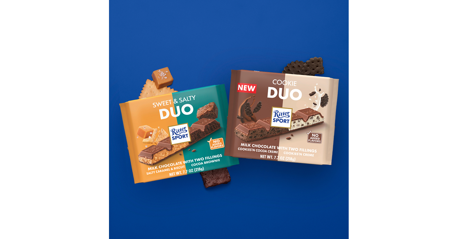 RITTER SPORT LAUNCHES DUOS BARS AT TARGET AND UNVEILS NEW FALL FLAVORS