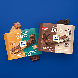 RITTER SPORT LAUNCHES DUOS BARS AT TARGET AND UNVEILS NEW FALL FLAVORS