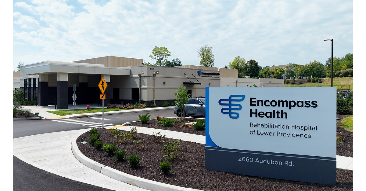 Encompass Health Rehabilitation Hospital of Lower Providence now open in Pennsylvania