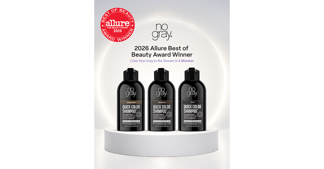 No Gray's Quick Color Shampoo Wins 2026 Allure Best of Beauty Award