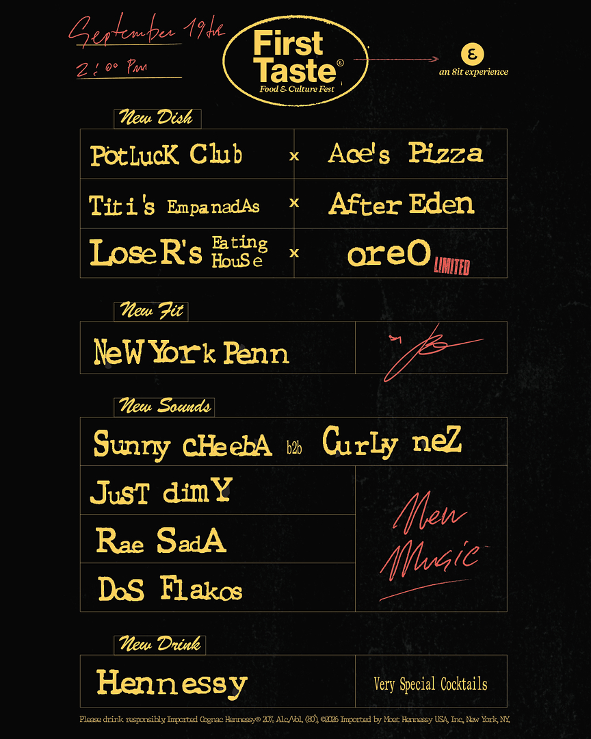 NYC's Top Creatives Debut One-Day-Only Drops at First Taste, 8it's New Food Festival