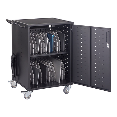 Based on Customer and Teacher Feedback, Luxor® Workspaces Launches New 30-Device Charging Cart for Today’s Technology-Rich Classrooms