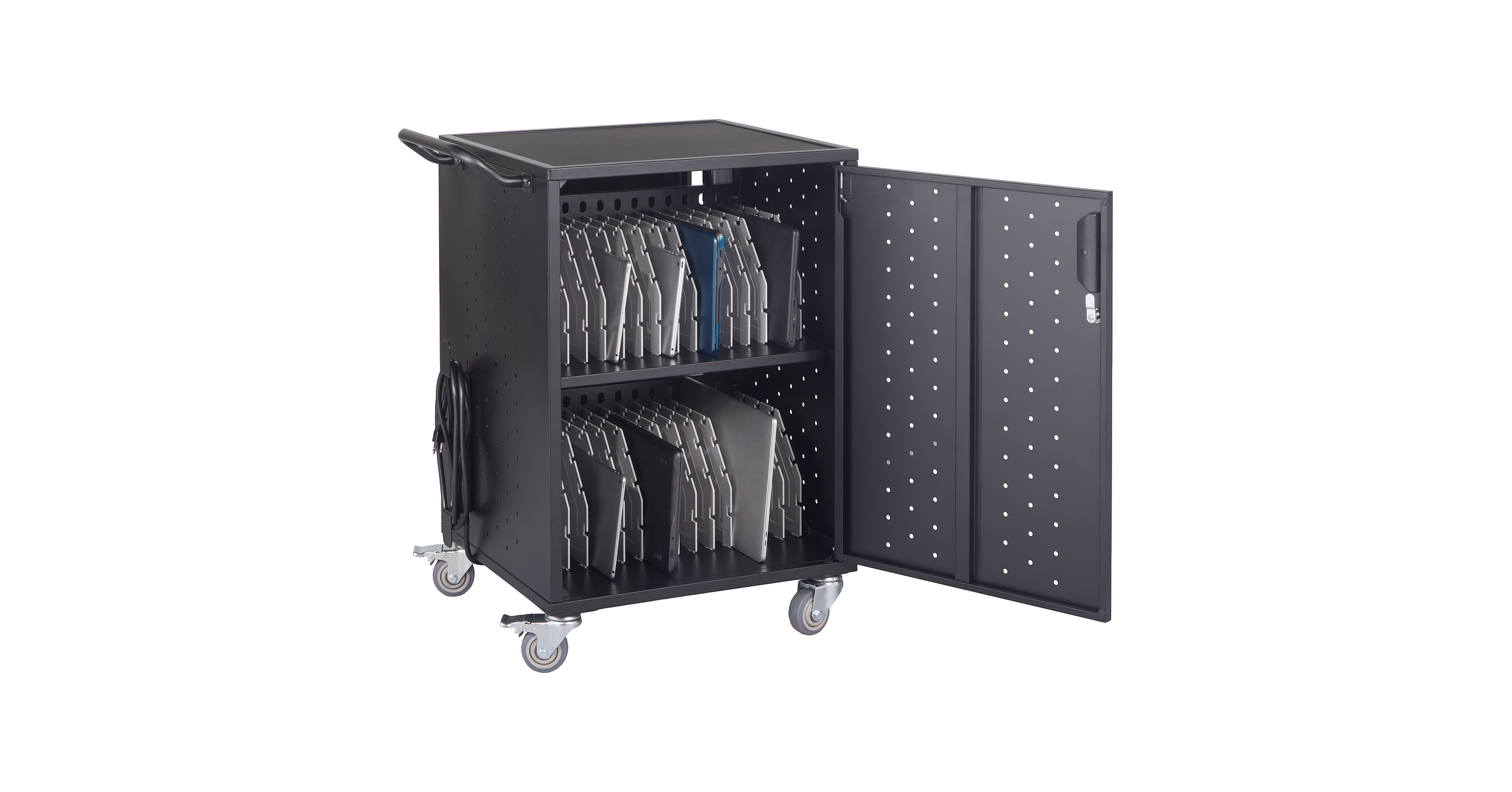 Based on Customer and Teacher Feedback, Luxor® Workspaces Launches New 30-Device Charging Cart for Today's Technology-Rich Classrooms