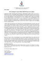 Africa Energy Announces Block 11B/12B Operations Update