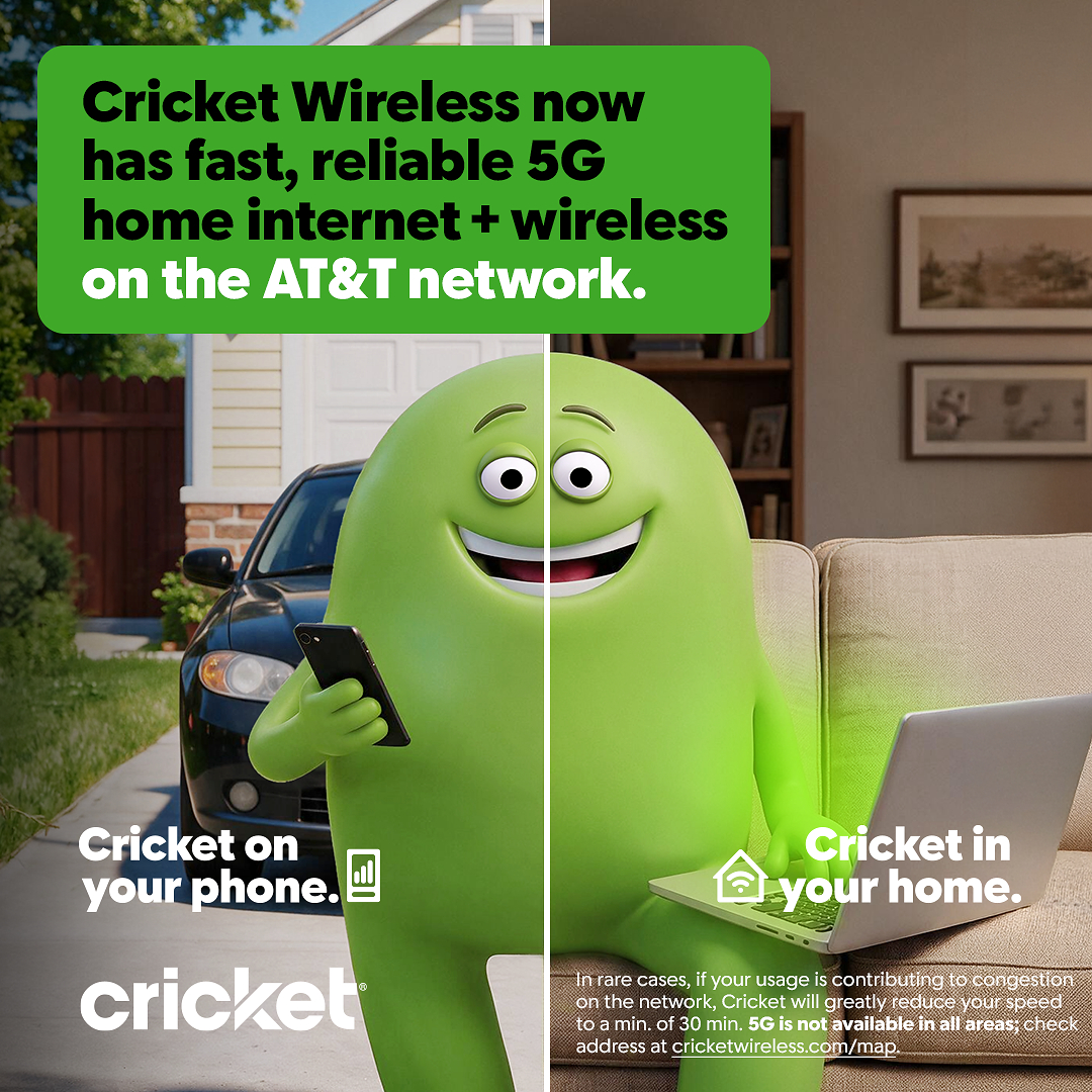 Cricket, la marca low-cost de AT&T, se metió de lleno en el internet hogareño con 5G