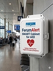 ForumAlert SMART cabinet for AED