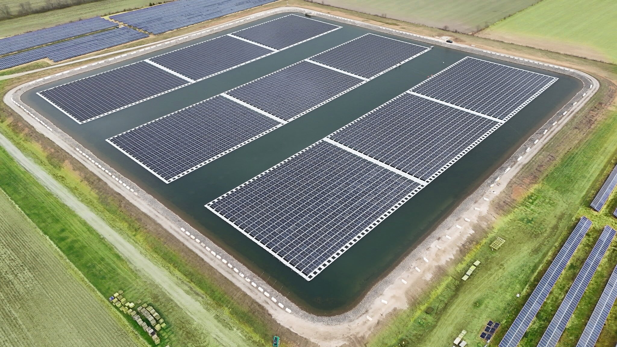 A Village of 1,300 Now Has Ohio's Largest Floating Solar Array