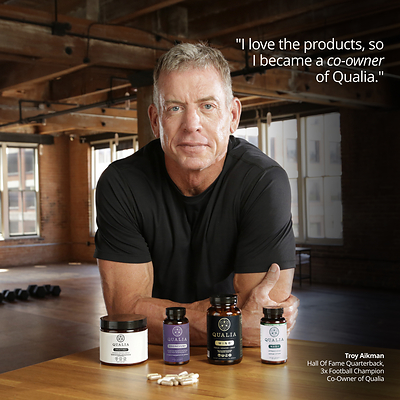 Hall Of Fame Quarterback Troy Aikman Takes Ownership Stake In Qualia Life Sciences