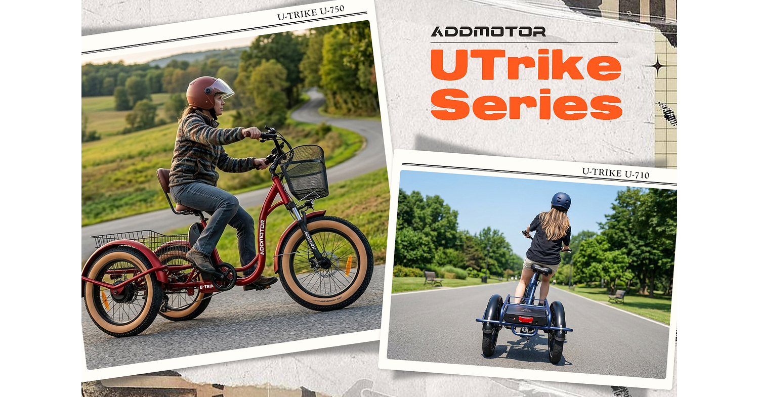 Addmotor Unveils 2026 Electric Trike Lineup: Freetan and UTrike Series