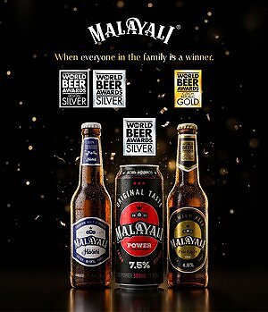 Global Beverage Brand 'MALAYALI' Achieves Rare 100% Award-Winning Portfolio Recognition