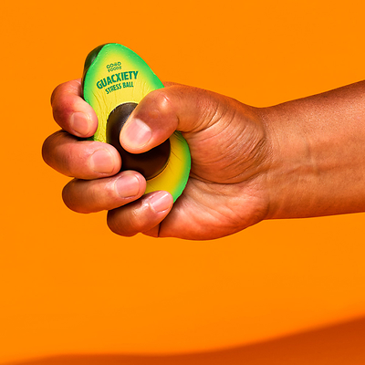 Good Foods "Guacxiety" stress ball