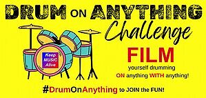 Keep Music Alive Spotlights "Drum on Anything" for Music Education to Celebrate Kids Music Day this October