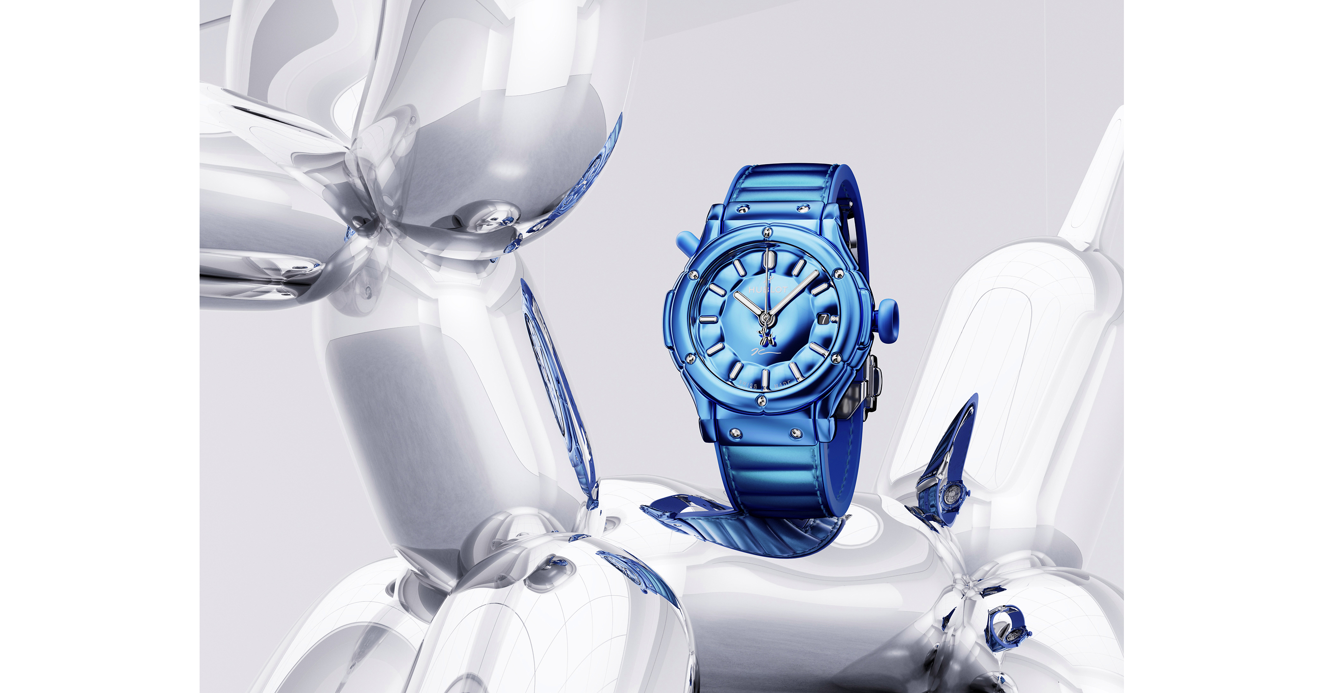 HUBLOT - CLASSIC FUSION BALLOON DOG BY JEFF KOONS: TIME, INFLATED INTO ART